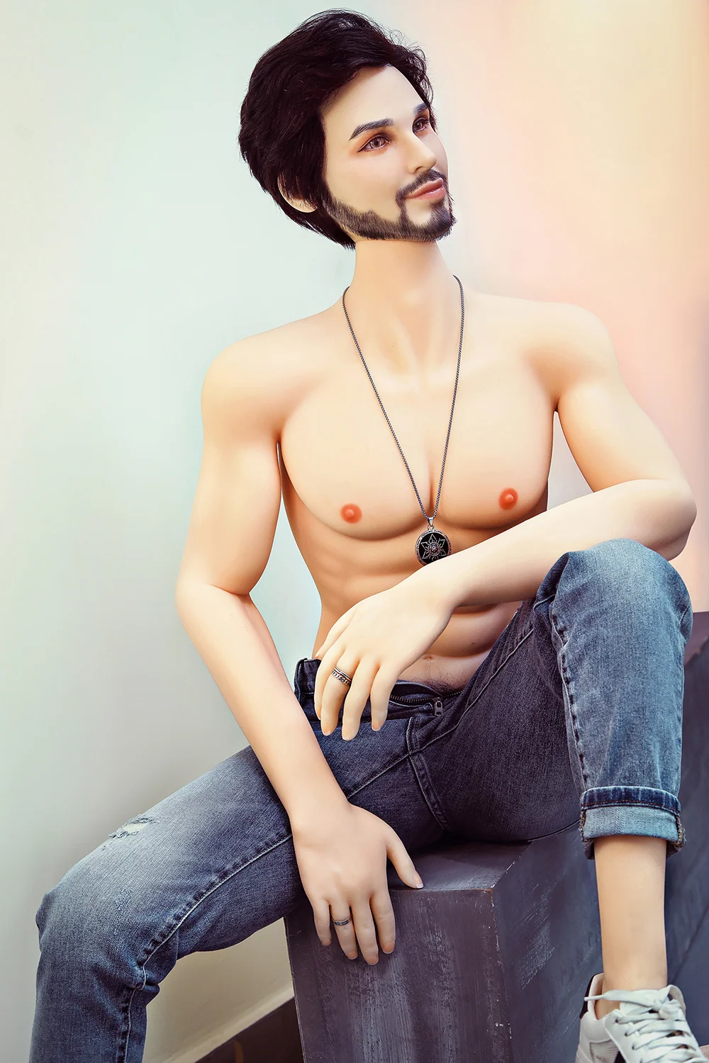 162cm Billy Silicone Head Male Sex Doll Realistic TPE Body Gay Adult Sex Doll