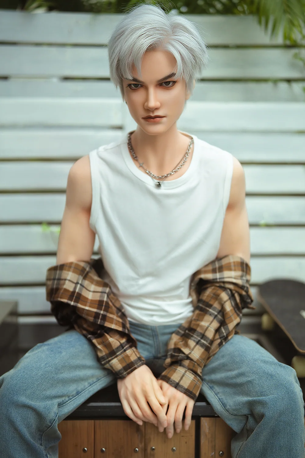 Ryan 162cm L2 Full Silicone Male Sex Doll 18cm Automatic Dildo Function Silicone Male Love Doll alternate view