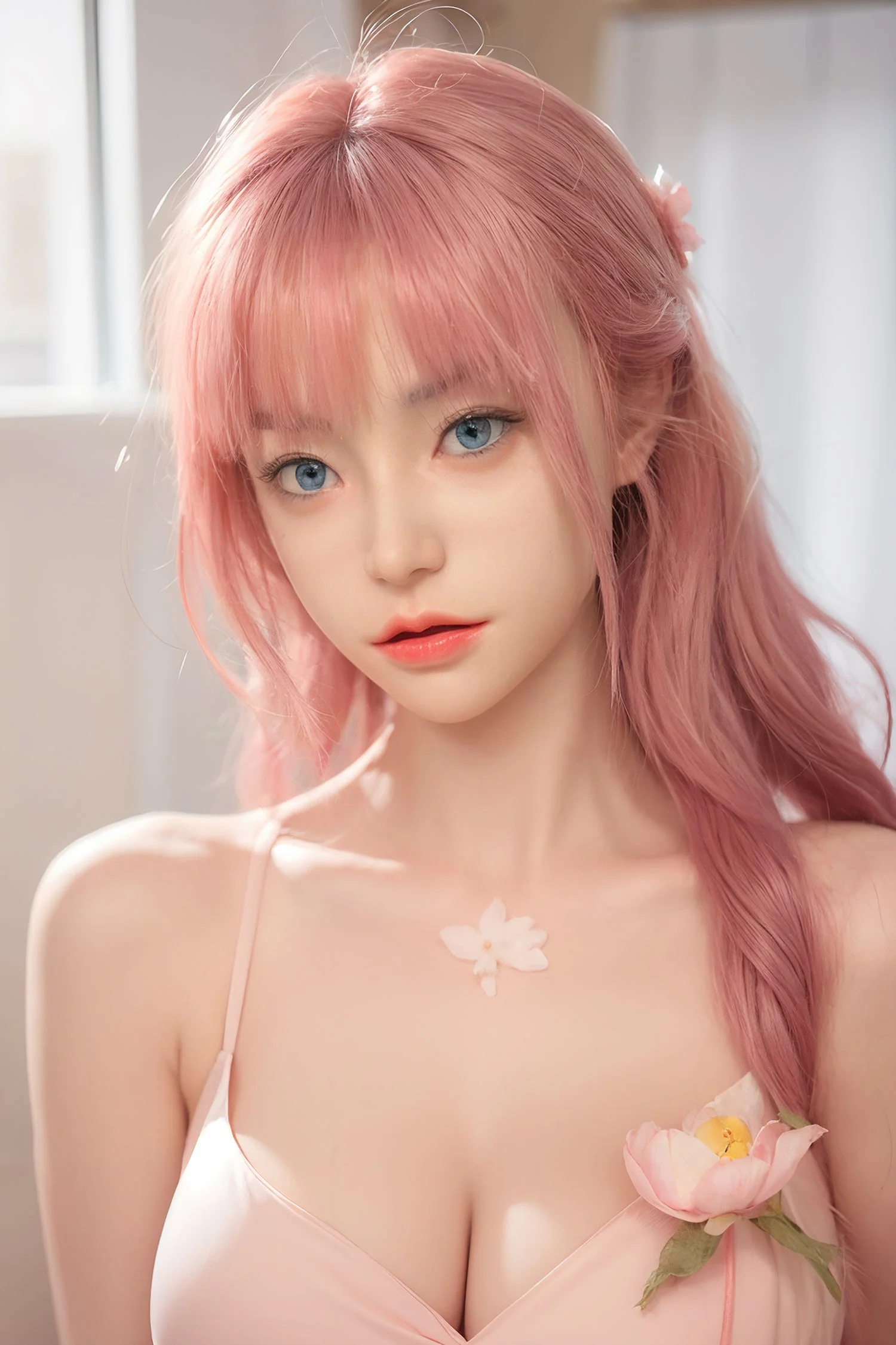 Loly 164cm Realisitc Full Silicone ROS Head Movable Jaw Sex Doll Adult Oral Sex Love Doll alternate view
