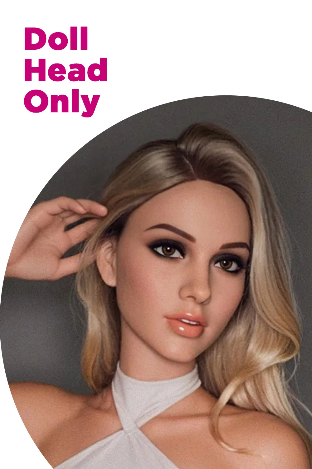 Echo #174 TPE Love Doll Head Realistic Lifelike Adult TPE Sex Doll Head ONLY
