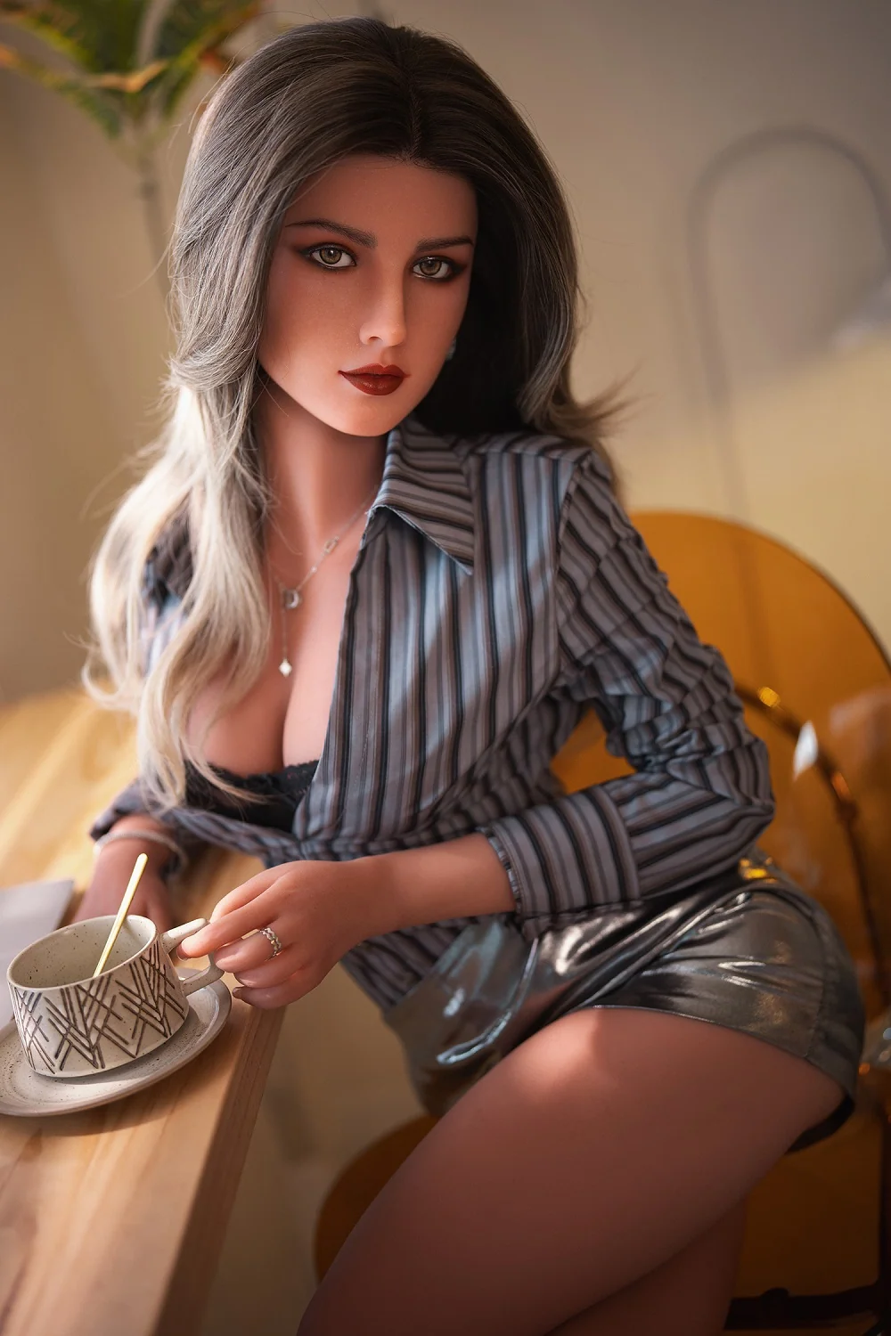 Natasha 166cm S7 Silicone Head Sex Doll Realistic Adult Love Doll TPE Body