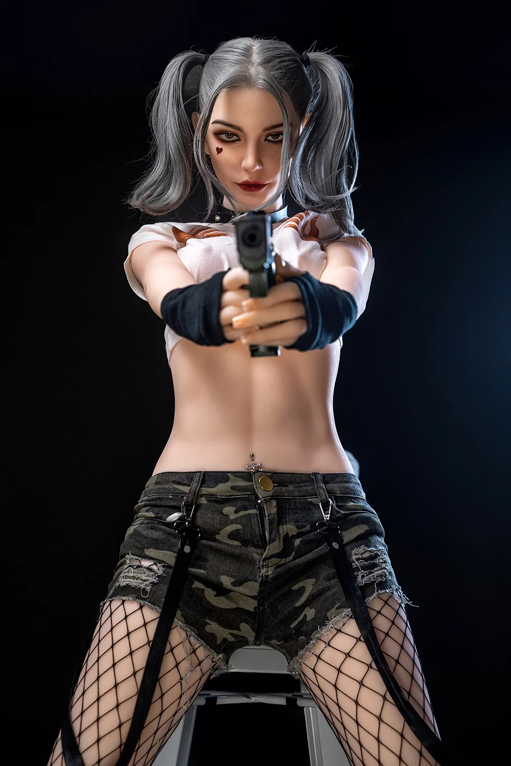 Makayla 173cm M7 Oral Sex Realistic Sex Doll Silicone Head TPE Body Movable Jaw Adult ROS Head Doll alternate view