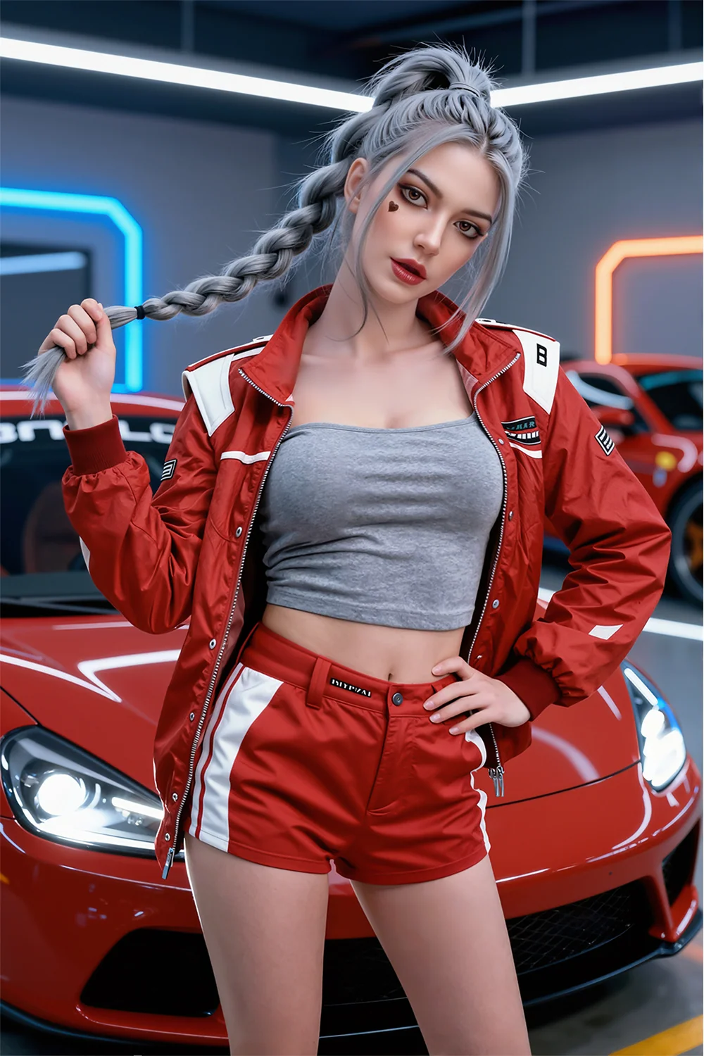 Makayla Plus 173cm M7 Oral Sex Love Doll Silicone Head TPE Body ROS Head Movable Jaw Adult Sex Doll alternate view