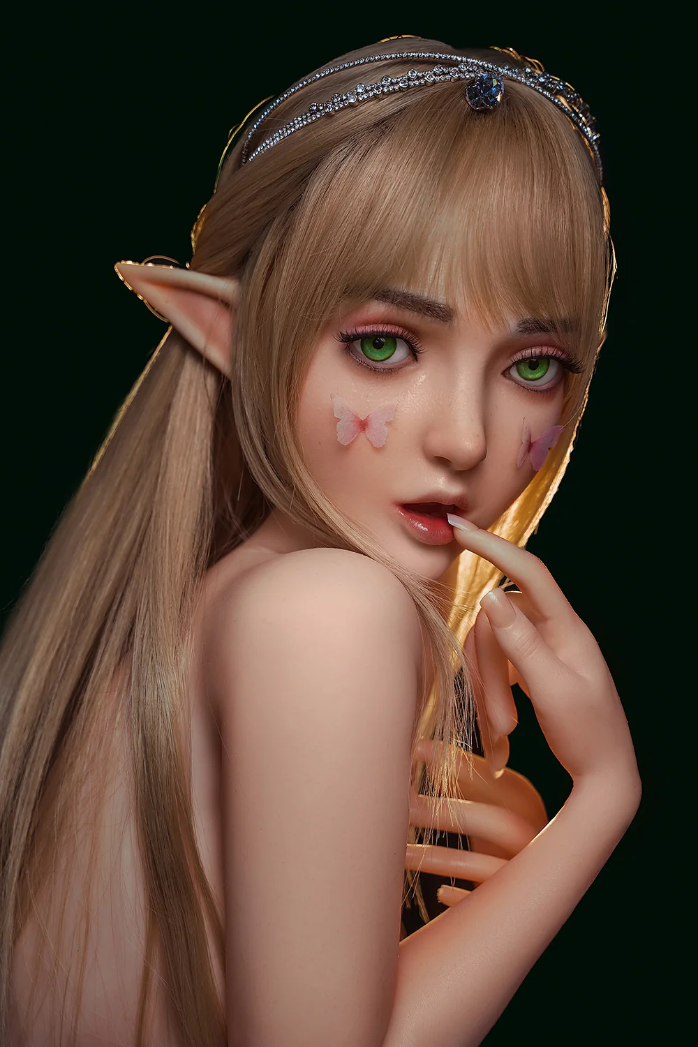 Keely M8 Silicone Sex Doll ROS Head Love Doll Movable Jaw Head Only alternate view