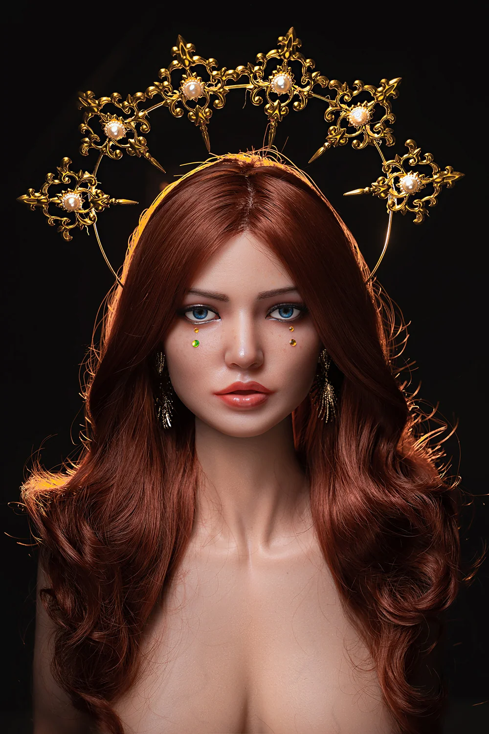 Dominique M9 Silicone Sex Doll Head Blowjob Love Doll Head Only alternate view