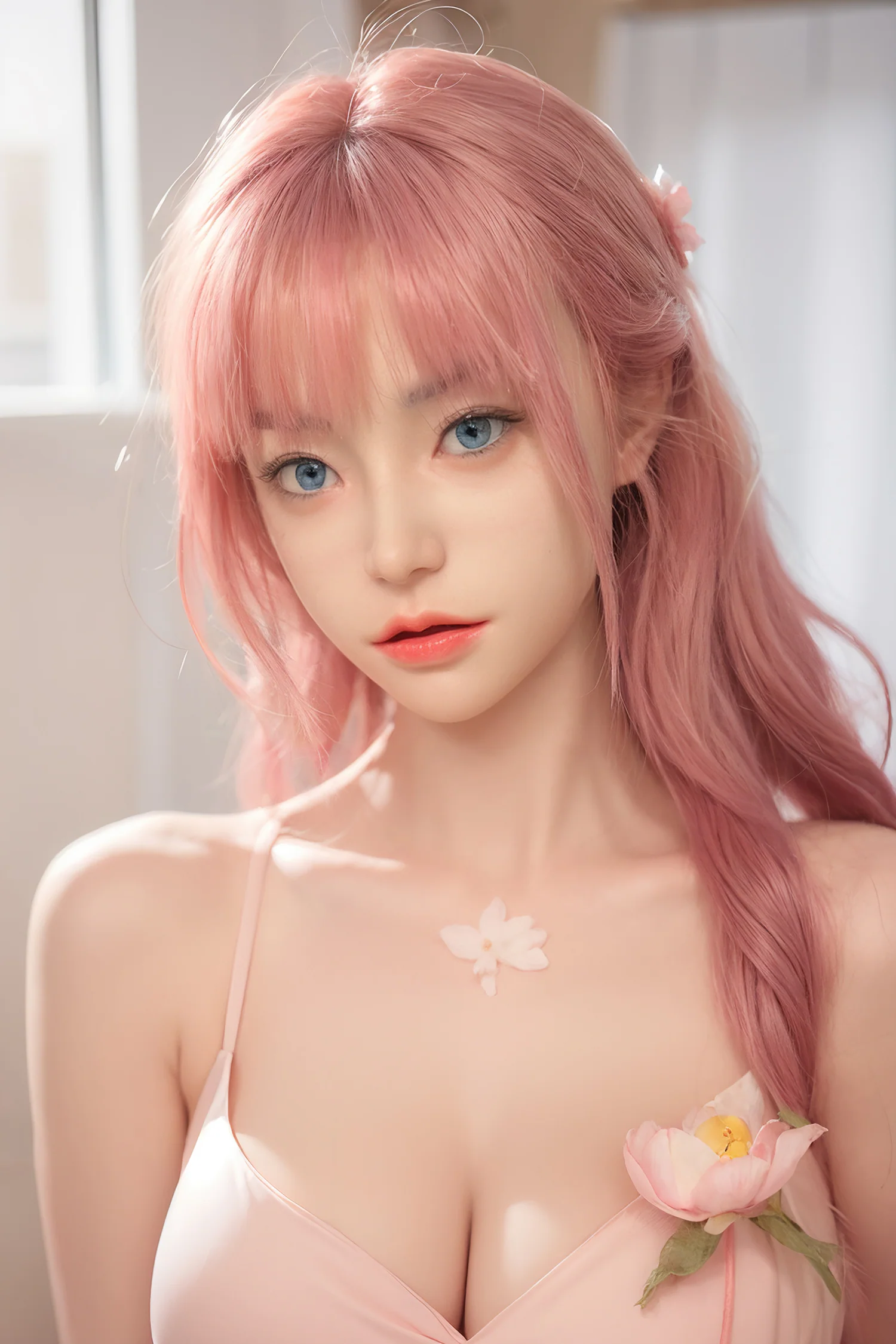 Loly 164cm M5 Realisitc Full Silicone Sex Doll Movable Jaw Adult ROS Head Oral Sex Love Doll alternate view