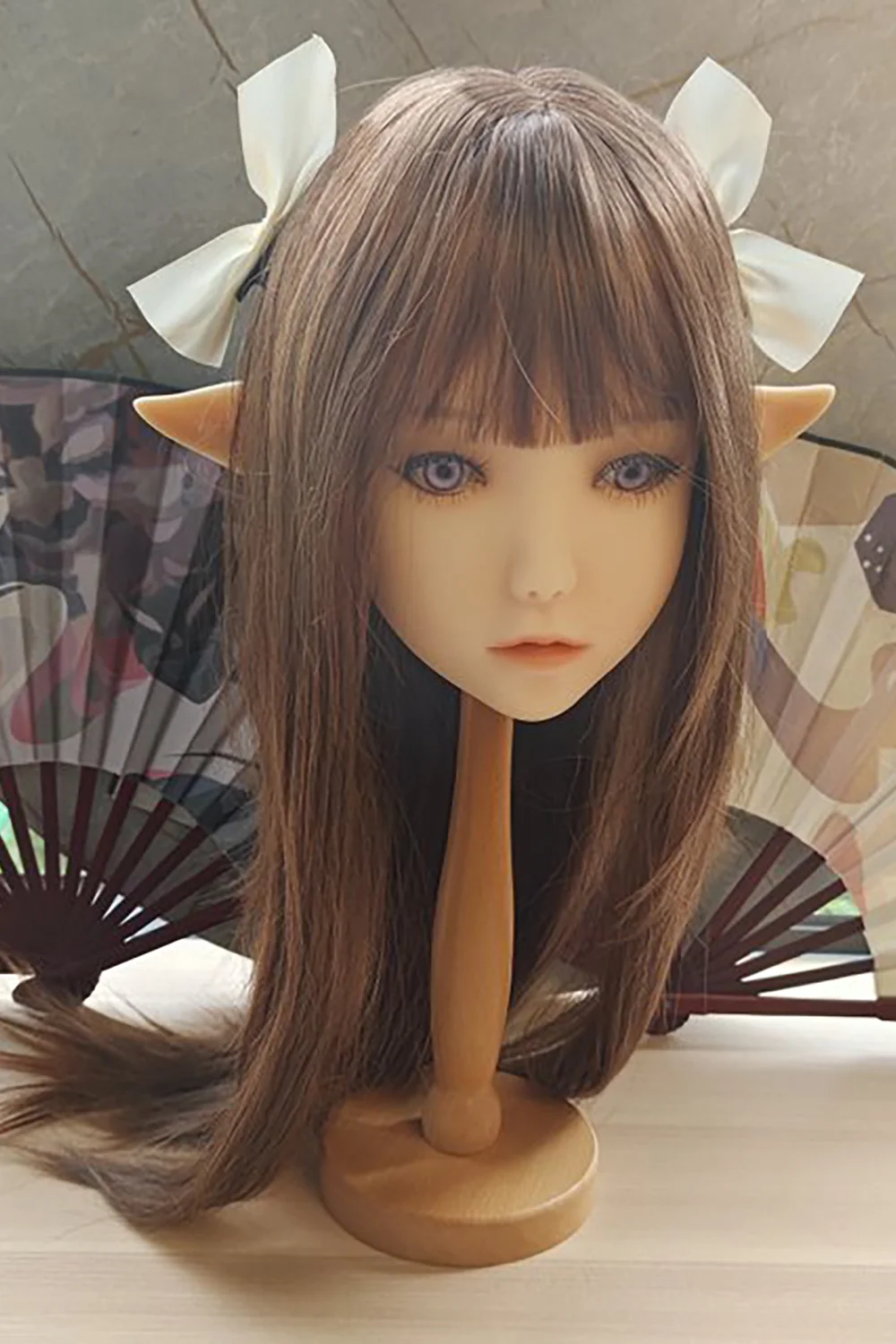 Sex Doll Wooden Head Stand Sex Doll Head Storage Stand Adult Love Doll Display Wooden Stand
