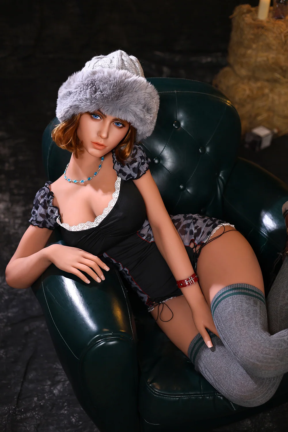 Olivia 164cm #784E Silicone ROS Head Sex Doll TPE Body Oral Sex Adult Love Doll (Free 2ND Head) alternate view