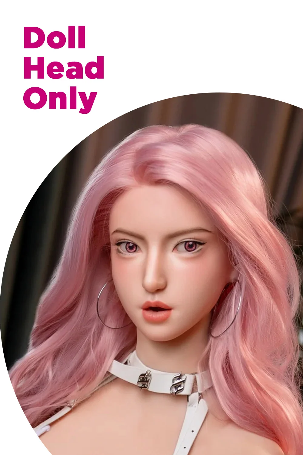 Rylee Unique Design Silicone ROS Head Sex Doll Movable Jaw Head Only
