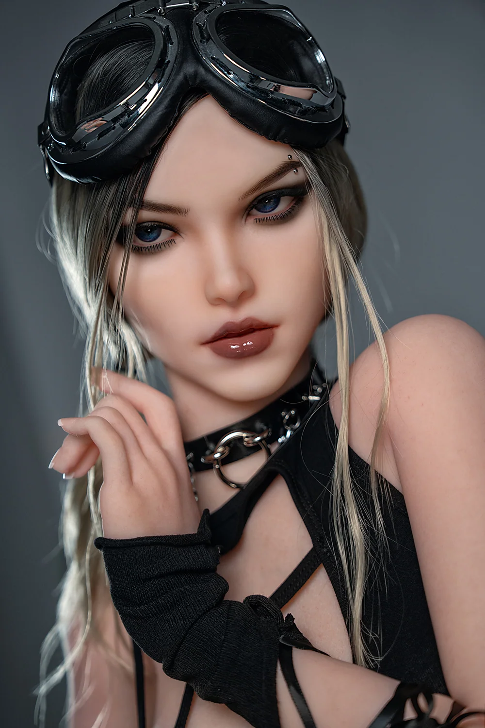 Elva 150cm K50 Unique Design TPE Sex Doll Small Boobs Adult TPE Love Doll (Free 2ND Head) alternate view