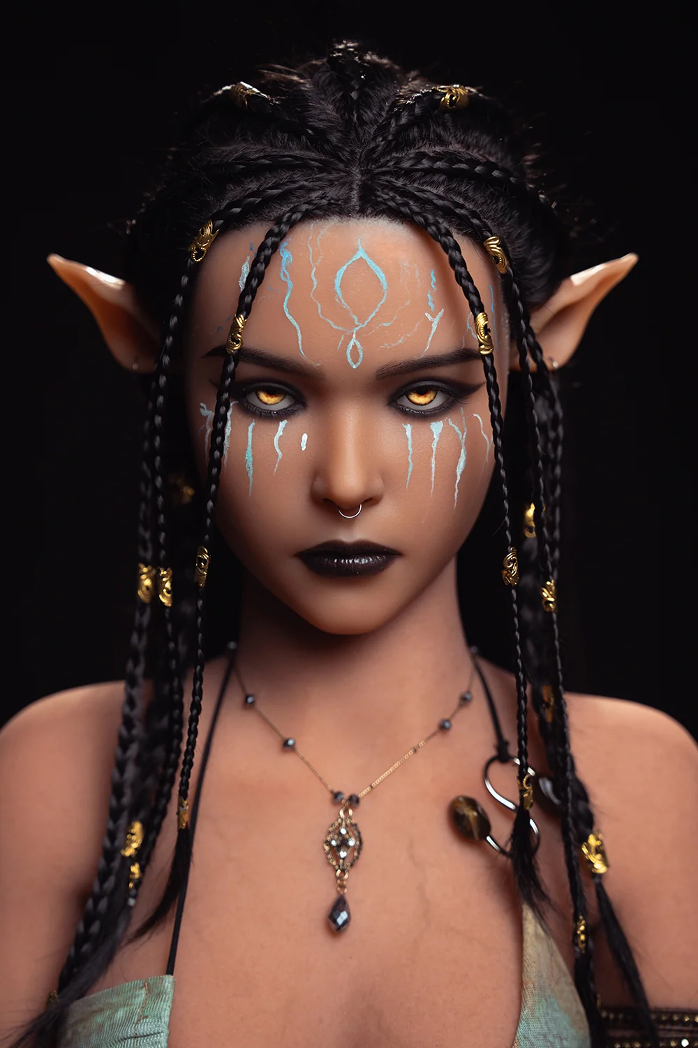 Sia Unique Design 157cm #1073E Silicone Head Sex Doll Tanned Skin Small Breasts TPE Body Adult Love Doll