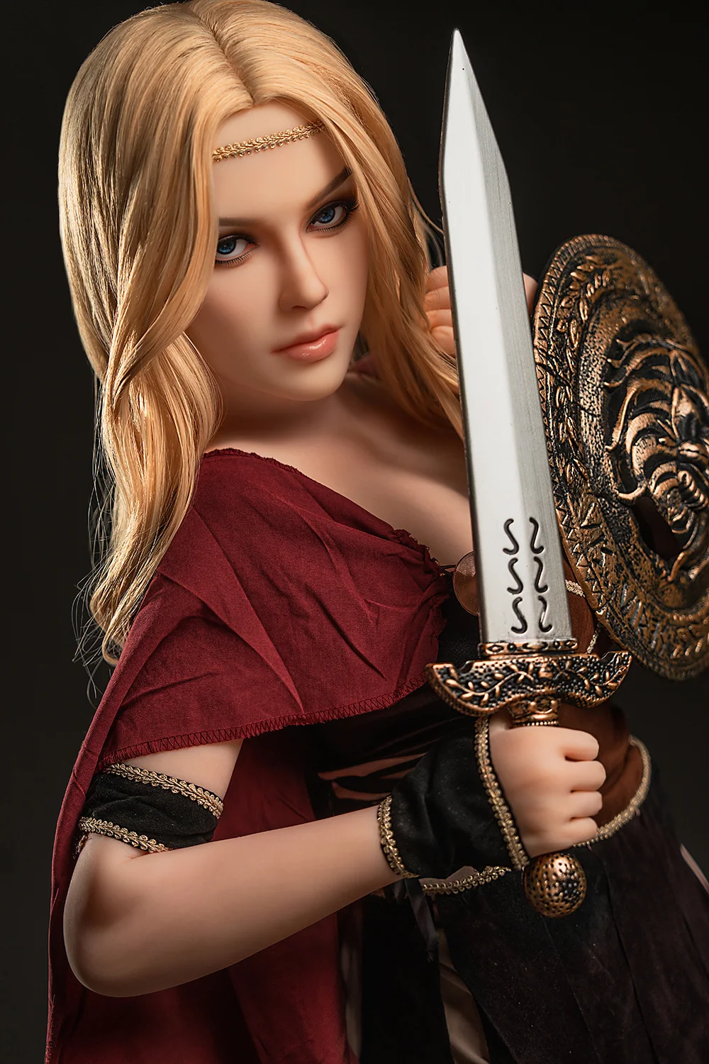 Lux 164cm K35 Unqiue Design TPE Sex Doll Medium Boobs Blonde Lady Adult Love Doll