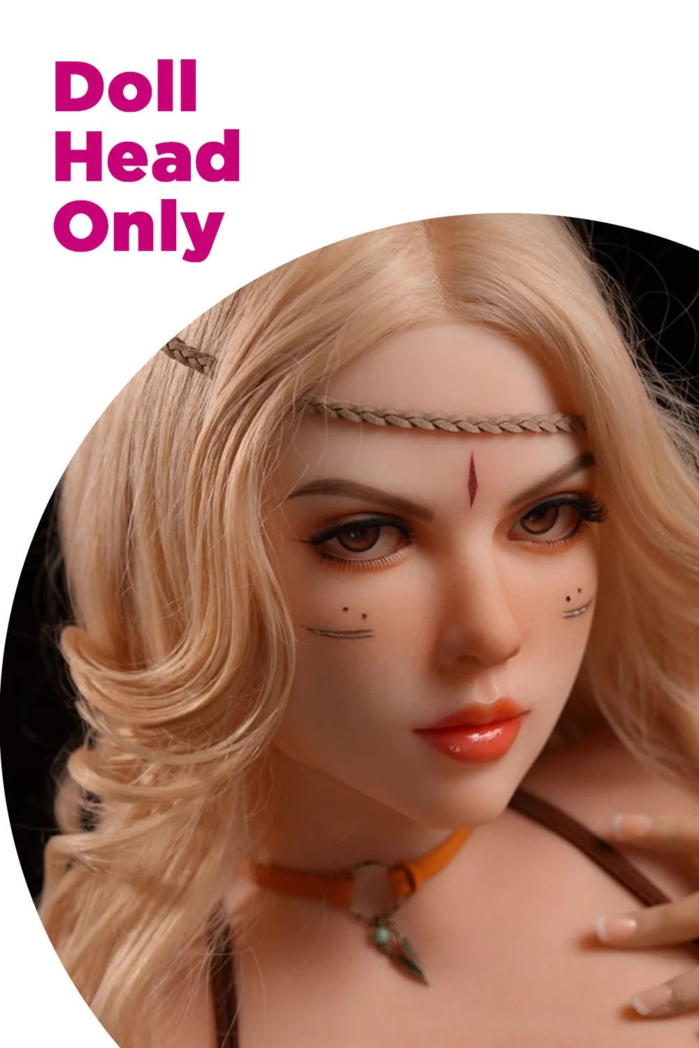Nyla K21 Doll Head Only Unique Design TPE Sex Doll Head Only