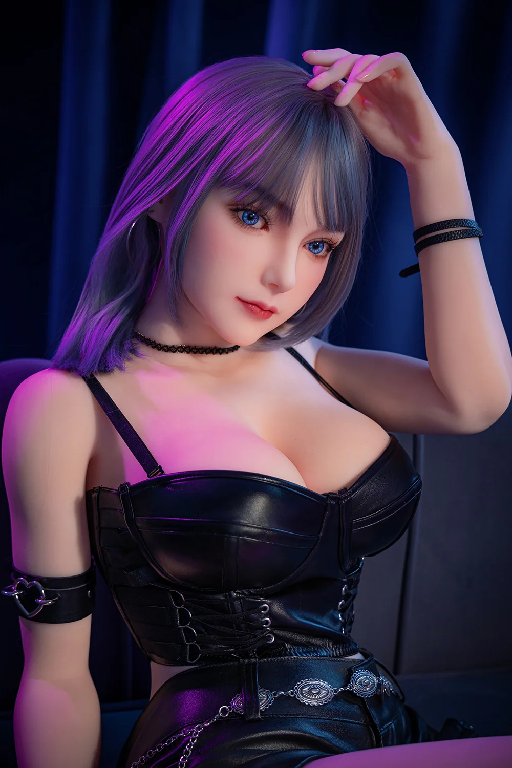 Rey 163cm SNK33 Unique Design Natural Skin TPE Sex Doll Big Boobs TPE Adult Love Doll (Free 2ND Head) alternate view