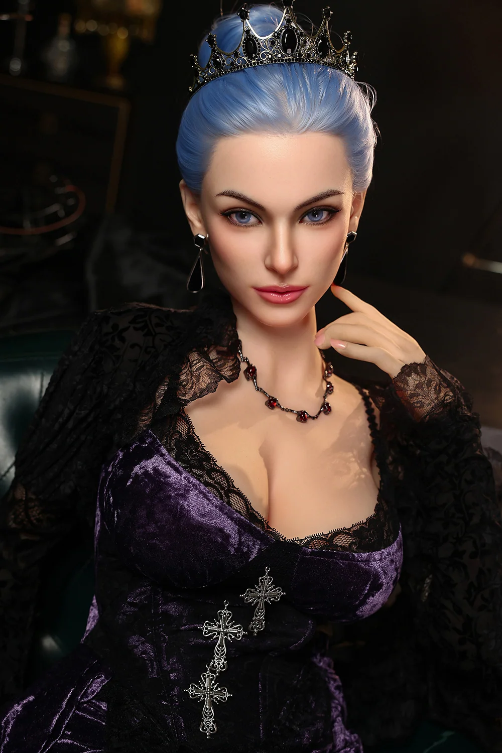 Jovie 163A SNK34 Soft Silicone ROS Head Sex Doll TPE Body Natural Skin TPE Adult Love Doll (Free 2ND Head)