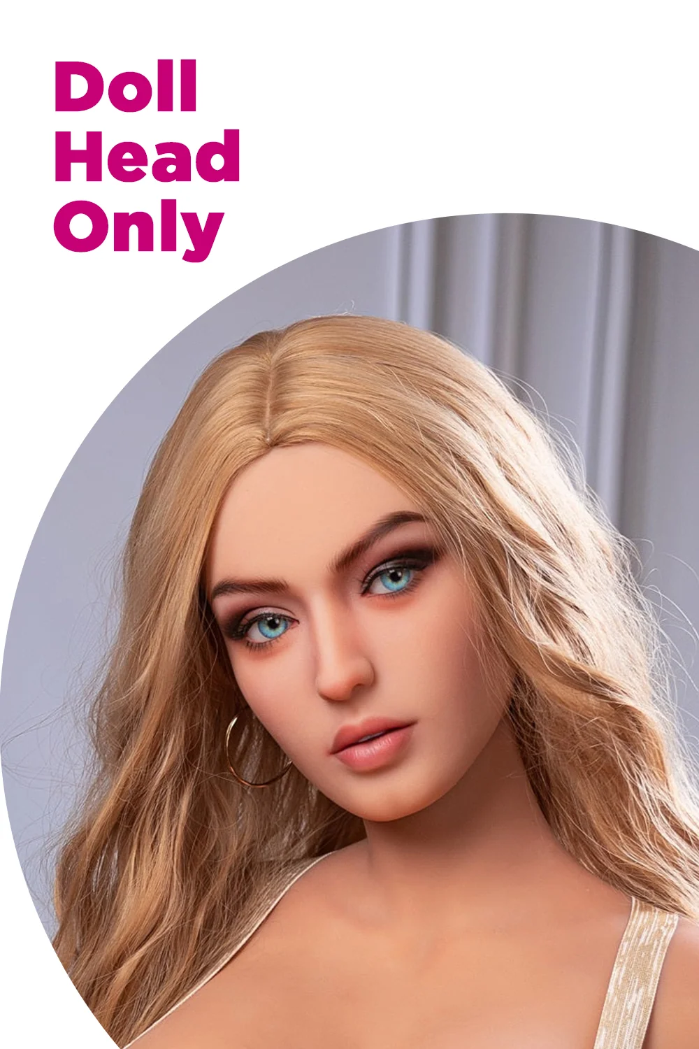 Nia Doll Head Only Unique Design SNK22 TPE Sex Doll Head Only