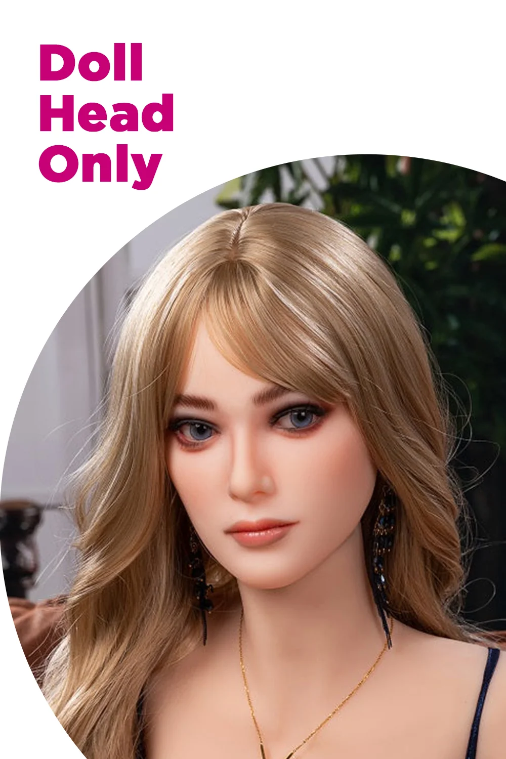 Keisha SNK25 TPE Sex Doll Head Only Unique Design Doll Head Only