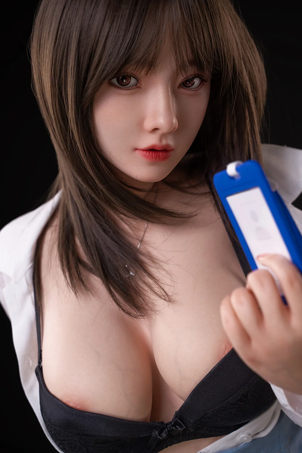 159cm Alora #430 Full Silicone Sex Doll Realistic Adult Love Doll Office Lady alternate view