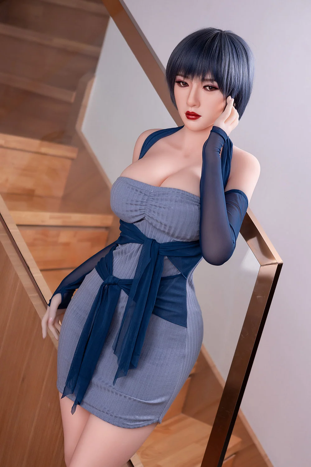 Karen 160cm #54 Head B-cup TPE Sex Doll Short Hair Goddess Realistic Sexy Love Doll alternate view